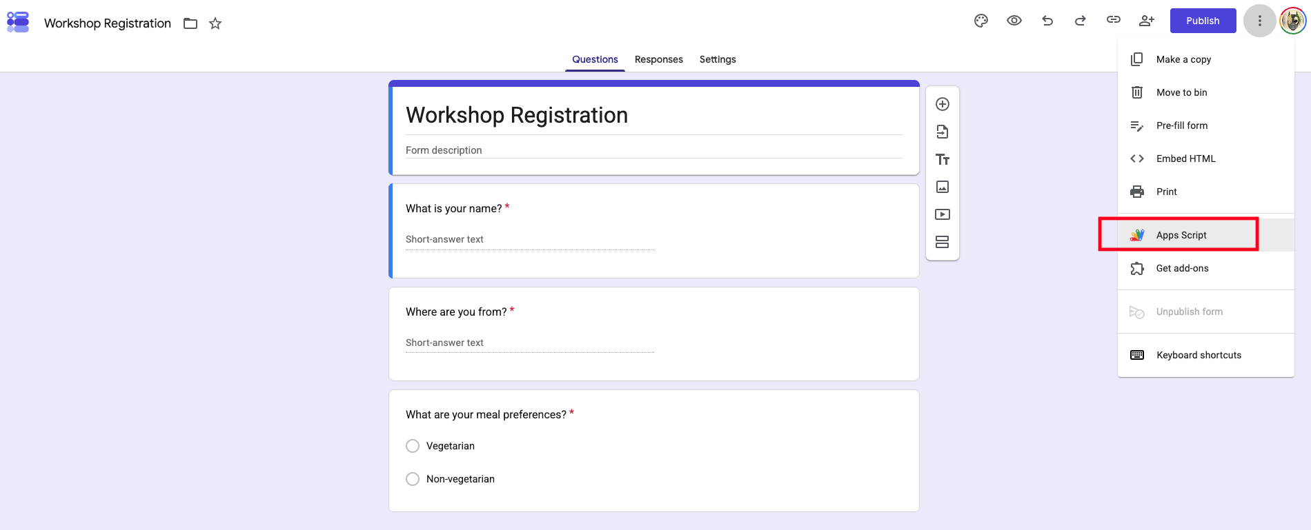 form-script-menu