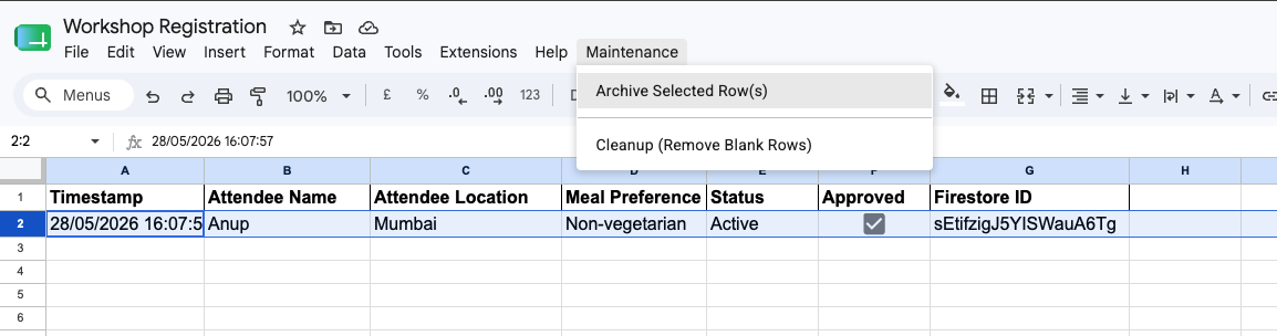 sheet-menu-maintenance